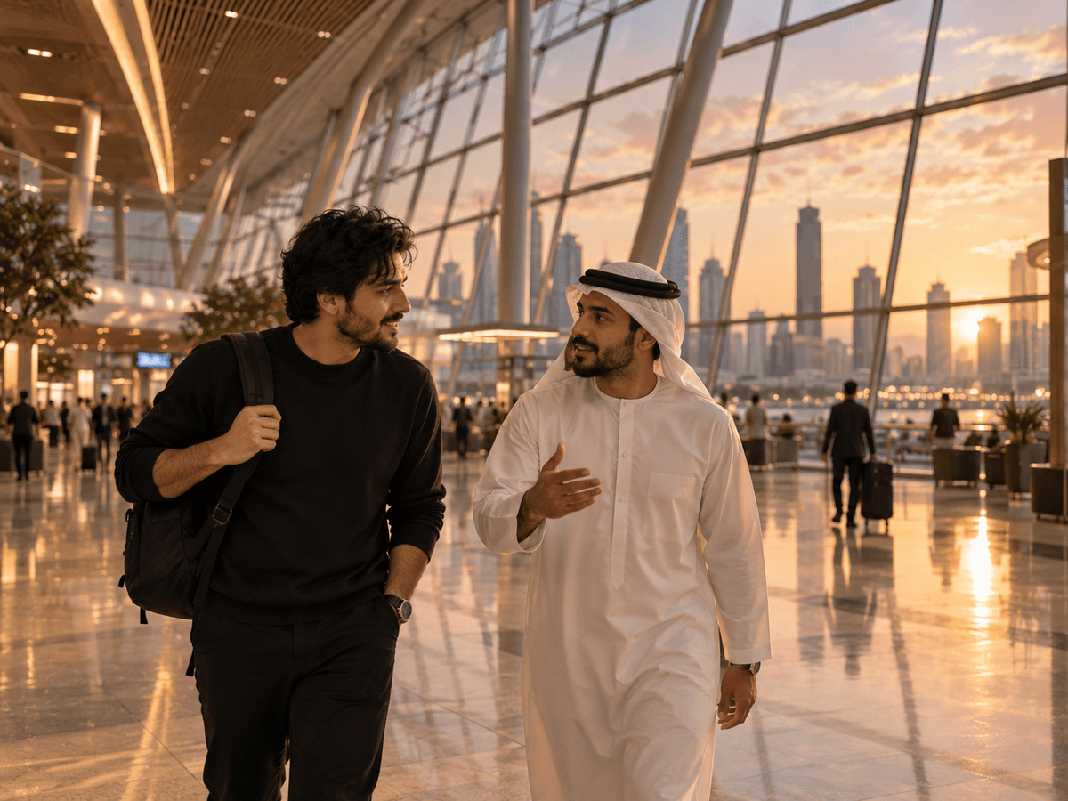 Finding a guide in a new city